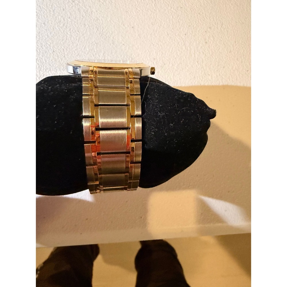 Movado Bold Black Dial Two Tone Stainless Steel Swiss Quartz Watch - Picture 6 of 8